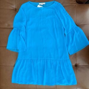 LOFT Bright Blue Mini Dress NWT